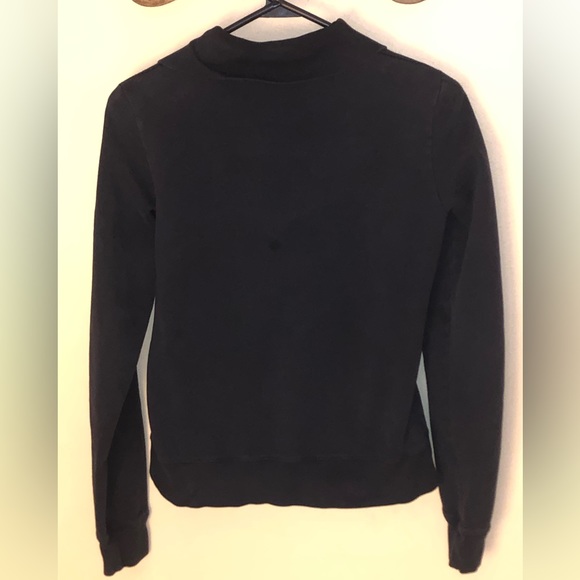 Hollister collared sweatshirt full zip women’s medium - dark blue - Picture 5 of 12